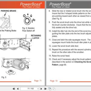 Powerboss Nautilus Sweeper Pb45Dsl To Pb45Lpce User Manual 988749Um 2020 (2)