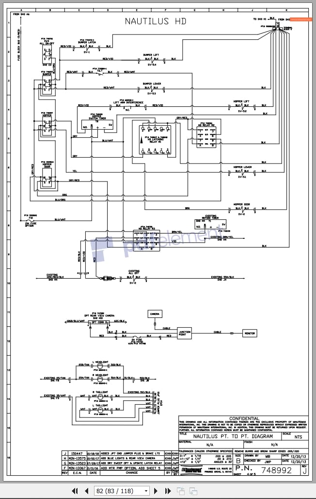 PowerBoss Nautilus Sweeper PB45DSL To PB45LPG Service Manual 04.2019 (3)