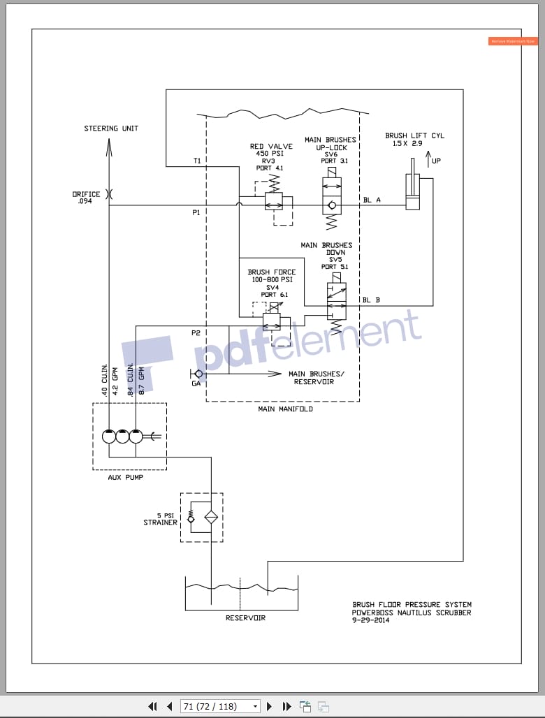 PowerBoss Nautilus Sweeper PB45DSL To PB45LPG Service Manual 04.2019 (4)