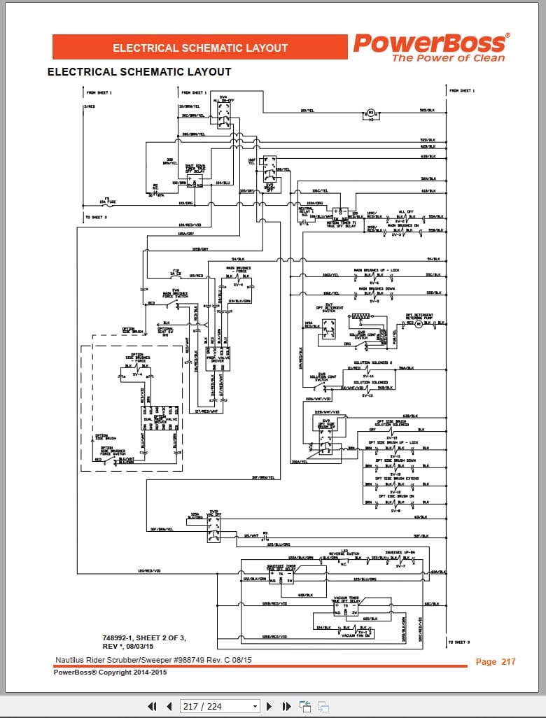 PowerBoss Nautilus Sweeper PB45DSL To PB45LPGCE Parts Catalog 988749 08.2015 (4)