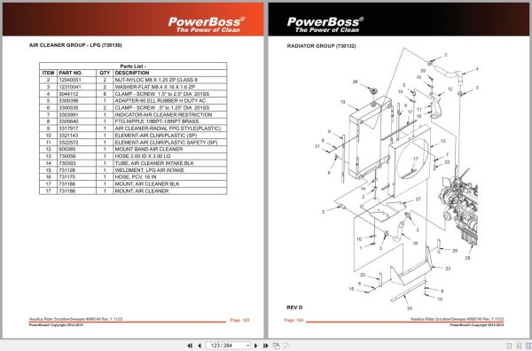 PowerBoss Nautilus Sweeper PB45DSL To PB45LPUK Parts Catalog 988749 2023 Powerboss Nautilus Sweeper Pb45Dsl To Pb45Lpuk Parts Catalog 988749 2023 (2)