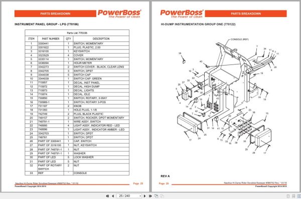 PowerBoss Nautilus Sweeper PB45HDSL To PB45HLPCE Parts Catalog 988752 2016 Powerboss Nautilus Sweeper Pb45Hdsl To Pb45Hlpce Parts Catalog 988752 2016 (2)