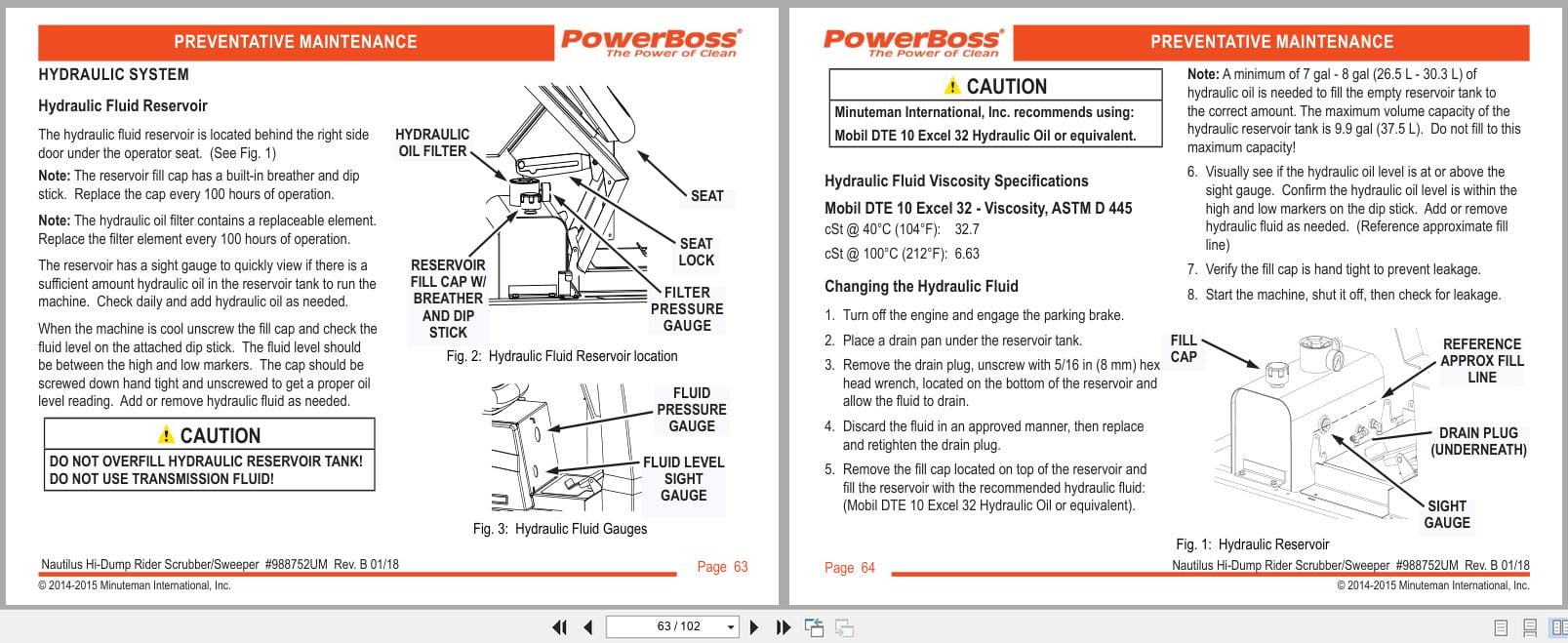PowerBoss Nautilus Sweeper PB45HDSL To PB45HLPCE User Manual 988752UM 01.2018 (2)