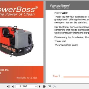 PowerBoss Nautilus Sweeper PB45HDSL To PB45HLPCE User Manual 988752UM 10.2020 (1)