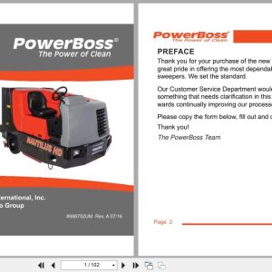 PowerBoss Nautilus Sweeper PB45HDSL To PB45HLPCE User Manual 988752UM 2016 (1)