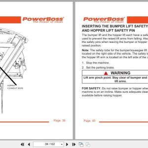 PowerBoss Nautilus Sweeper PB45HDSL To PB45HLPCE User Manual 988752UM 2016 Powerboss Nautilus Sweeper Pb45Hdsl To Pb45Hlpce User Manual 988752Um 2016 (2)