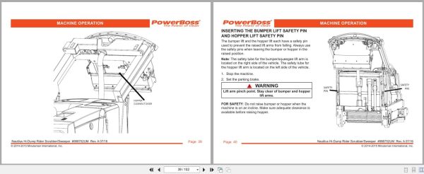 PowerBoss Nautilus Sweeper PB45HDSL To PB45HLPCE User Manual 988752UM 2016 Powerboss Nautilus Sweeper Pb45Hdsl To Pb45Hlpce User Manual 988752Um 2016 (2)