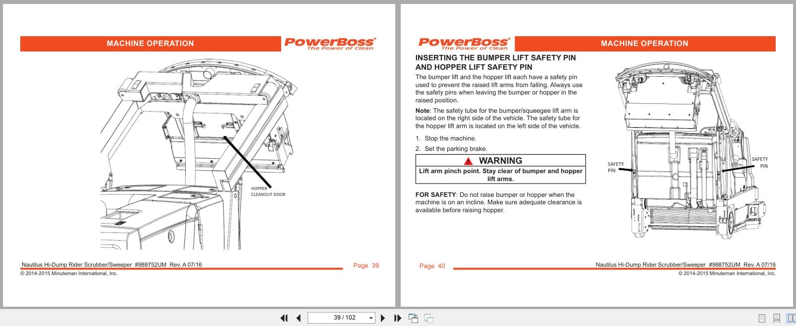 PowerBoss Nautilus Sweeper PB45HDSL To PB45HLPCE User Manual 988752UM 2016 (2)