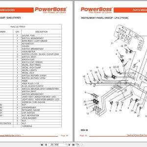 PowerBoss Nautilus Sweeper PB45HDSL To PB45HLPUK Parts Catalog 988752 2017 Powerboss Nautilus Sweeper Pb45Hdsl To Pb45Hlpuk Parts Catalog 988752 2017 (2)