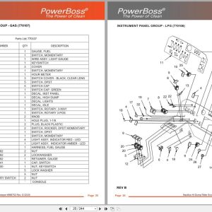 Powerboss Nautilus Sweeper Pb45Hdsl To Pb45Hlpuk Parts Catalog 988752 2020 (2)