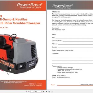 PowerBoss Nautilus Sweeper PB45HDSL To PB45HLPUK Parts Catalog 988752 2021 (1)