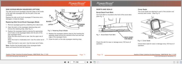 Powerboss Nautilus Sweeper Sm45Cqp User Manual 988768Um 2020 (2)