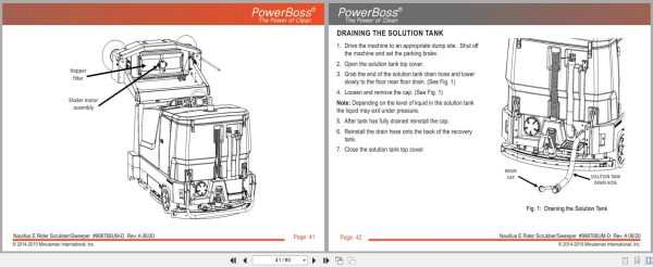 PowerBoss Nautilus Sweeper SM45DQP User Manual 988768UM-D 06.2020 Powerboss Nautilus Sweeper Sm45Dqp User Manual 988768Um D 06.2020 (2)