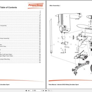 Powerboss Rider Scrubber Admiral 28 32 Sport Parts Catalog User Manual (2)