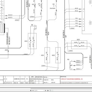 PowerBoss Rider Scrubber Admiral 35 ADM35D Wiring Diagram 2010 Powerboss Rider Scrubber Admiral 35 Adm35D Wiring Diagram 2010 (2)