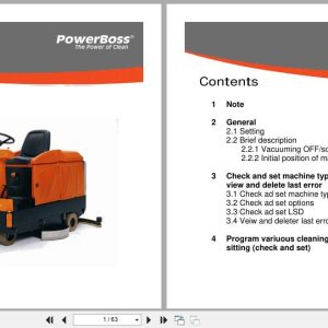 PowerBoss Rider Scrubber Admiral 36 Service Manual (1)