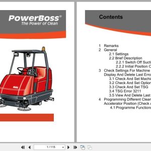 PowerBoss Rider Sweeper Admiral 30 40 48 Service Booklet 2019 (1)