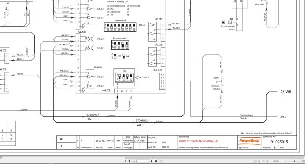 Powerboss Rider Sweeper Admiral 40 Adm40D Adm40Dss Wiring Diagram (2)