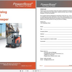 PowerBoss Rider Sweeper B1500RH Parts Catalog 988790 2021 (1)