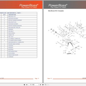 Powerboss Rider Sweeper B1500Rh Parts Catalog 988790 2021 (2)