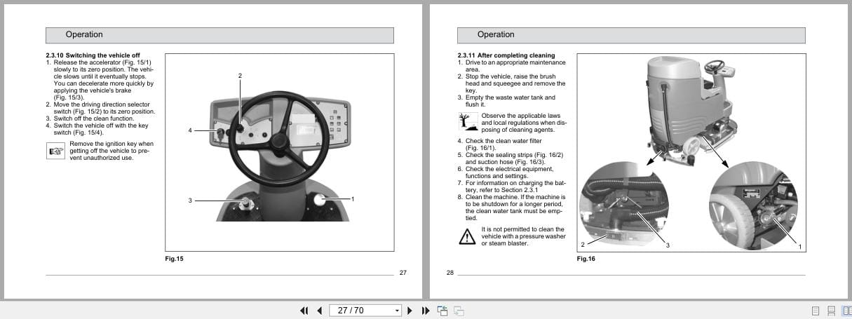 PowerBoss Riding Scrubber Admiral 28 30 Operating Manual 88 10 2952 2824 03 2016 (2)