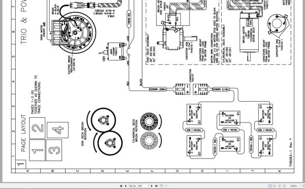 Powerboss Riding Scrubber Admiral 28 32 Parts Manual Wiring Diagram 988739Pb 2012 (3)