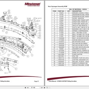 Powerboss Riding Scrubber E Ride 26 Sport Parts Manual Wiring Diagram 988726S 2016 (2)