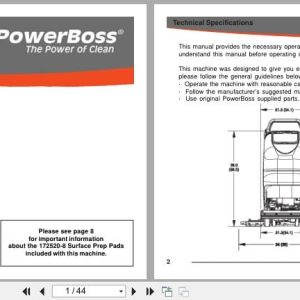 PowerBoss Scrubber PHX20 Super Sport PHX20SS User Manual 988721UMPBS 2012 (1)