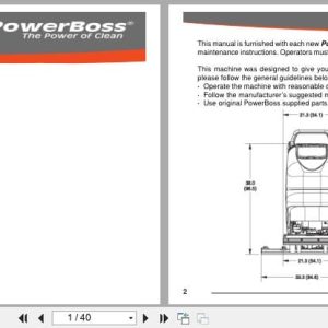 PowerBoss Scrubber Phoenix 20 PHX20BD User Manual 988720UMPB 2016 (1)