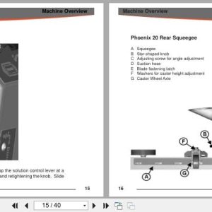 Powerboss Scrubber Phoenix 20 Phx20Bd User Manual 988720Umpb 2016 (2)
