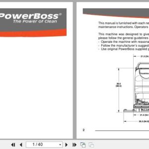 Powerboss Scrubber Phoenix 20 Phx20Tdqp Phx20Tdqpg 3336075Qp User Manual 988721Umpb 2010 (1)