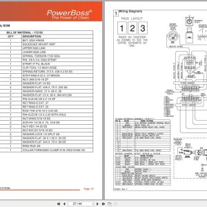 Powerboss Scrubber Phoenix 20 Parts Manual Wiring Diagram 988720Pb 2020 (2)