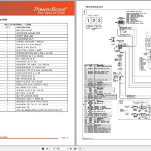 PowerBoss Scrubber Phoenix 20 Parts Manual Wiring Diagram 988721PB 2020 Powerboss Scrubber Phoenix 20 Parts Manual Wiring Diagram 988721Pb 2020 (2)