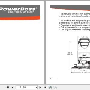 PowerBoss Scrubber Phoenix 22 3336074QP User Manual 988728UMPB 2009 (1)