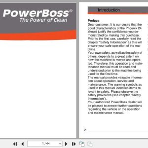 PowerBoss Scrubber Phoenix 24 User Manual 988024umpb 2010 (1)