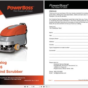 PowerBoss Scrubber Phoenix 26 PHX26DQP PHX26DQPG User Manual 988026PB 2022 (1)