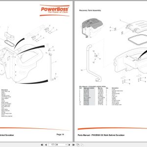 Powerboss Scrubber Phoenix 26 Spare Parts Catalog 988026Pb 2013 (2)