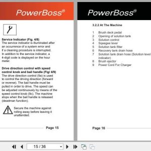 Powerboss Scrubber Phoenix 26 User Manual 988026Umpb 2022 (2)