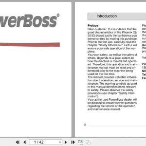 PowerBoss Scrubber Phoenix 28 30 33 Instruction Manual 88 10 3001 (1)