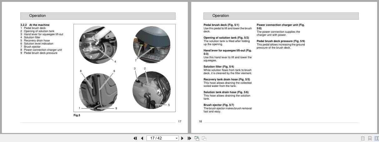 PowerBoss Scrubber Phoenix 28 30 33 Instruction Manual 88 10 3001 (2)