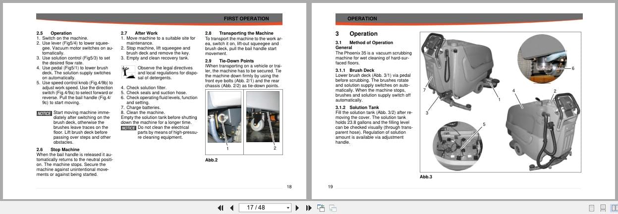 PowerBoss Scrubber Phoenix 35 User Manual 988033UMPB 2009 (2)