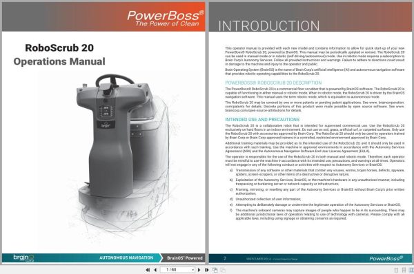 Powerboss Scrubber Roboscrub 20 Mr20 Aiqp Pb Operation Manual 988767Umpb 2020 (1)