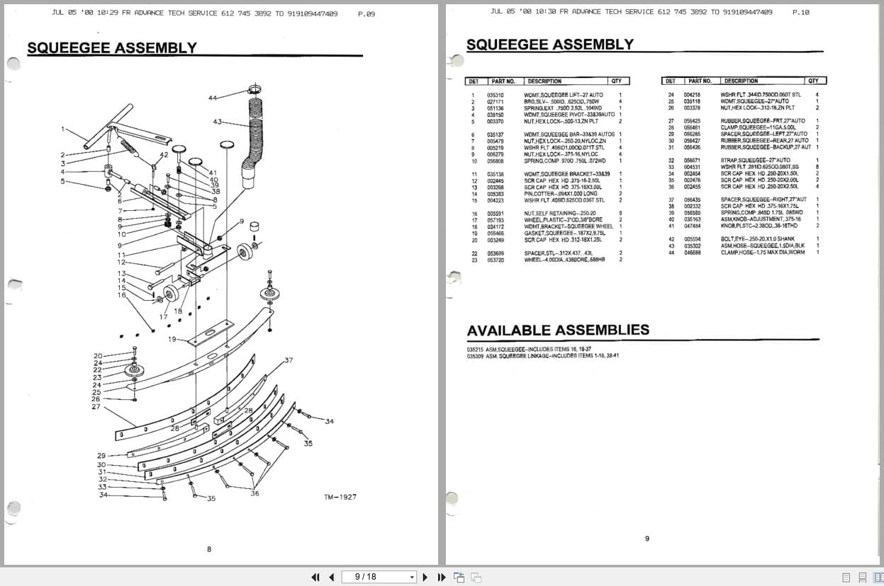 PowerBoss Scrubber VS28 VS70 Parts Manual (2)