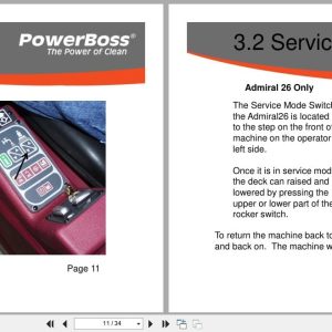 PowerBoss Scrubbers Admiral 26 2832-PLUS 35 Service Manual 2012 Powerboss Scrubbers Admiral 26 2832 Plus 35 Service Manual 2012 (2)
