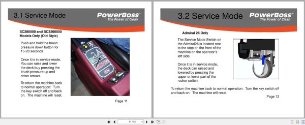 PowerBoss Scrubbers Admiral 26 2832-PLUS 35 Service Manual 2012 Powerboss Scrubbers Admiral 26 2832 Plus 35 Service Manual 2012 (2)