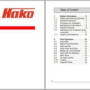 PowerBoss Sweeper 1800 Instructions Manual Wiring Diagram (1)