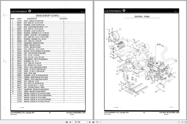 Powerboss Sweeper 80 82 90 Parts Manual 323418 (2)