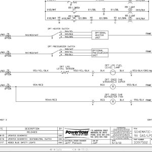 Powerboss Sweeper 9X Gas Lpg Ce Electrical Schematic 3397502 2017 (2)