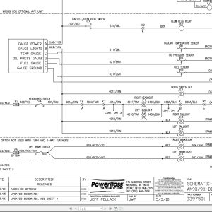 PowerBoss Sweeper AM9D AM9X Diesel CE Electrical Schematic 3397501 2016 (1)