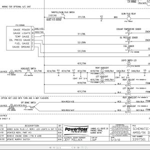PowerBoss Sweeper AM9D AM9X Diesel CE Electrical Schematic 3397501 2020 (1)